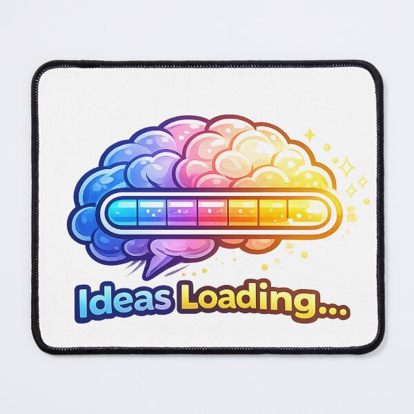 Item preview, Ideas Loading Brain Progress Bar designed and sold by Anantha's Studio.