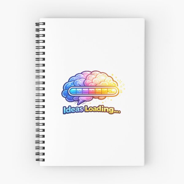 Item preview, Ideas Loading Brain Progress Bar designed and sold by Anantha's Studio.