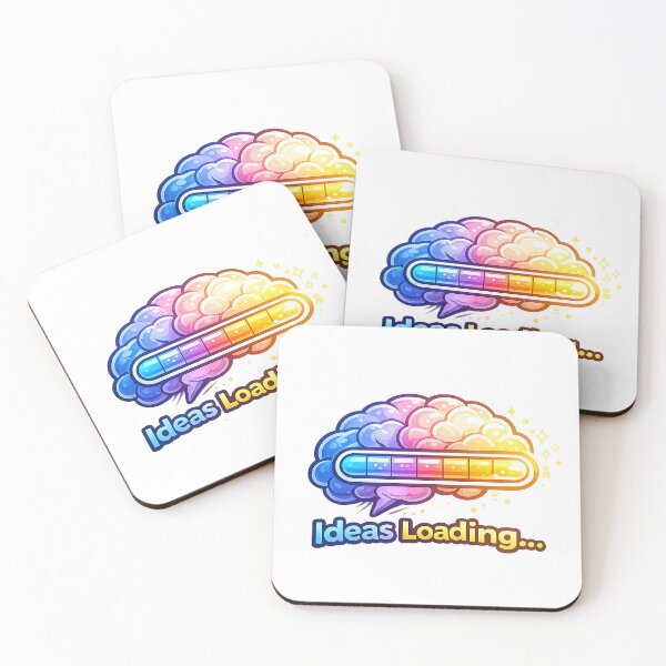 Item preview, Ideas Loading Brain Progress Bar designed and sold by Anantha's Studio.