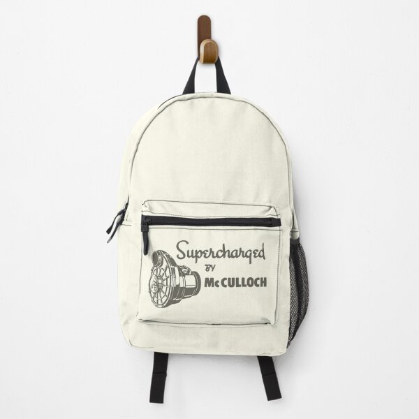 Item preview, Supercharged by McCulloch - gray print designed and sold by retropetrol.