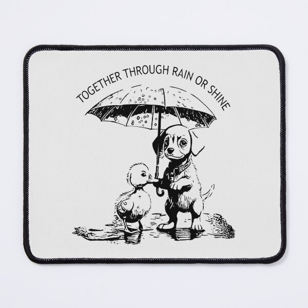 Item preview, Duck and dog—Together through Rain or Shine designed and sold by bearification.