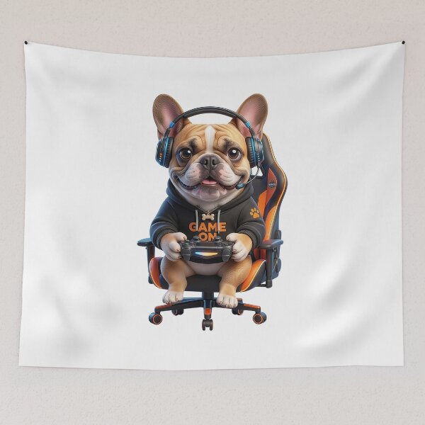 Item preview, Gamer Axis: Bulldog's Game On designed and sold by Azure-Axis.