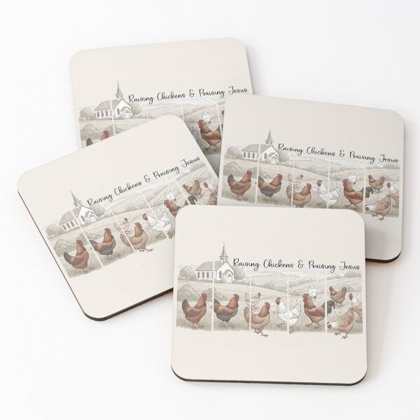 Item preview, Raising Chickens and Praising Jesus Design designed and sold by mademouthy.