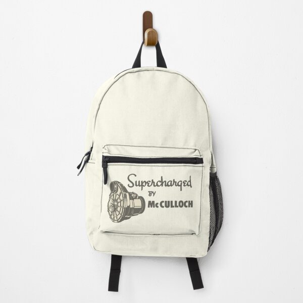 Item preview, Supercharged by McCulloch - gray print designed and sold by retropetrol.