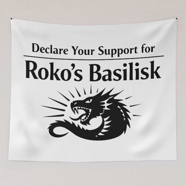 Item preview, Declare Your Support for Roko’s Basilisk designed and sold by ChickenFund.