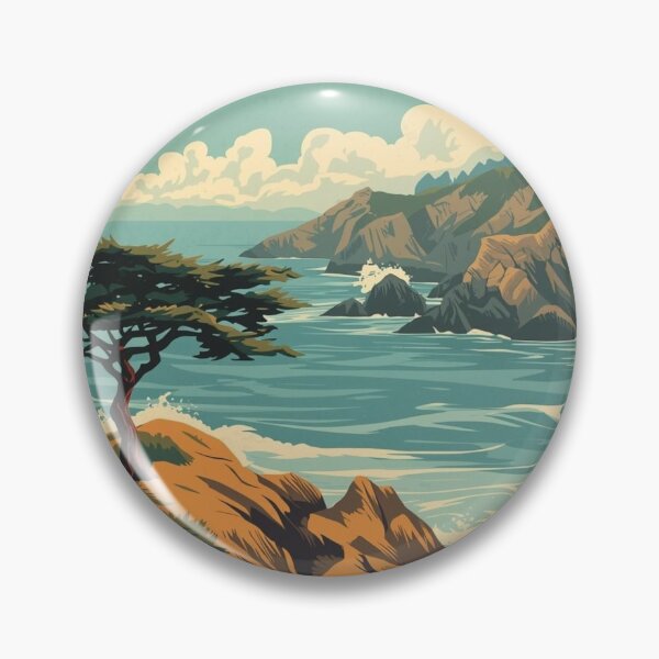 Item preview, Monterey, California  designed and sold by PamLeeDesign.
