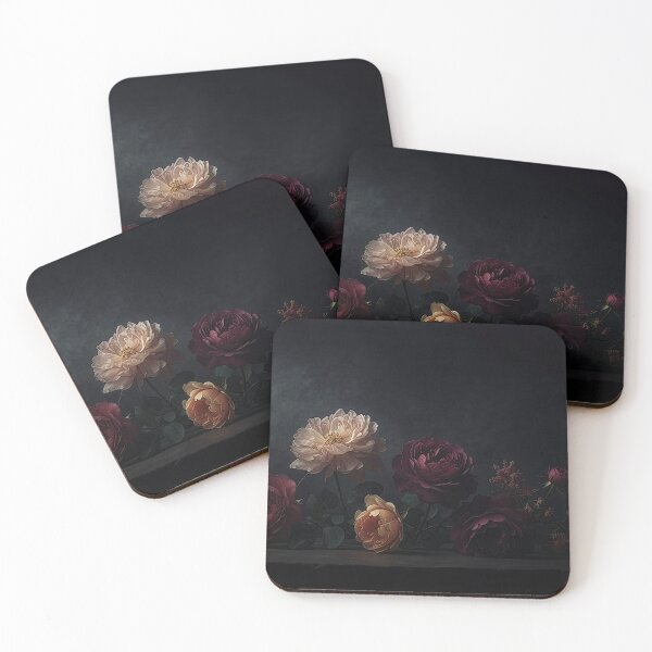 Item preview, Moody Rose Bouquet Dark Floral Painting designed and sold by Rutvain.
