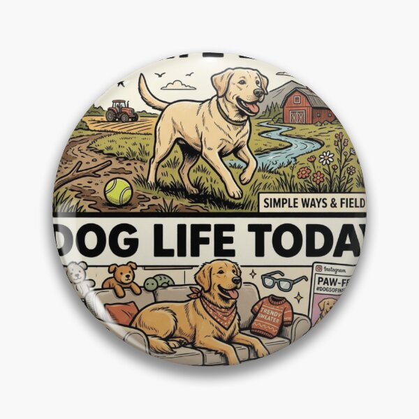 Item preview, Dog Life Then vs Today designed and sold by Imaginarium of Chaos falcon88 .