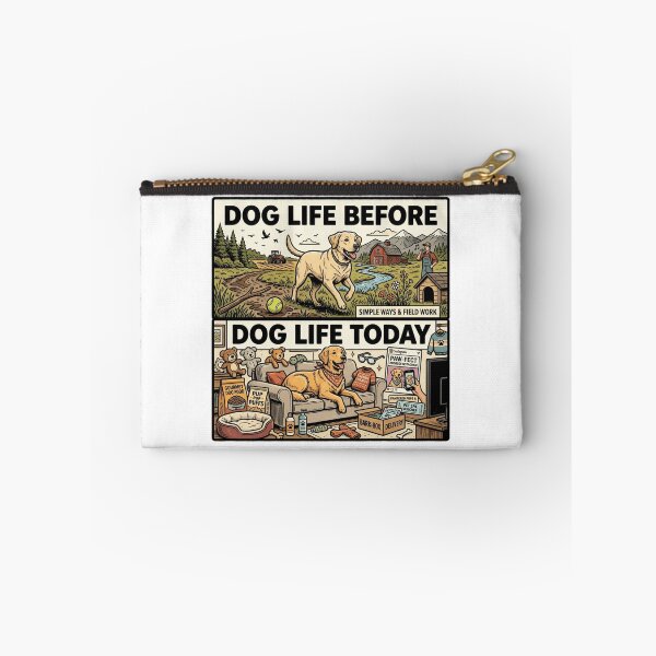 Item preview, Dog Life Then vs Today designed and sold by Imaginarium of Chaos falcon88 .