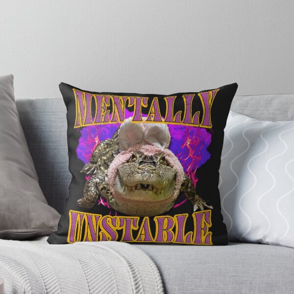 Item preview, Crocodile Meme Mentally Unstable designed and sold by CoconutArt10.