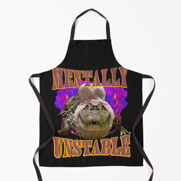 Item preview, Crocodile Meme Mentally Unstable designed and sold by CoconutArt10.