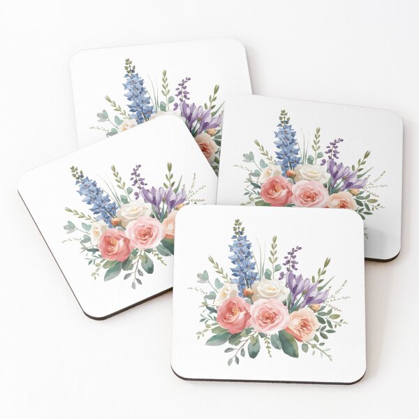 Item preview, Flower bouquet watercolor designed and sold by uunaa.