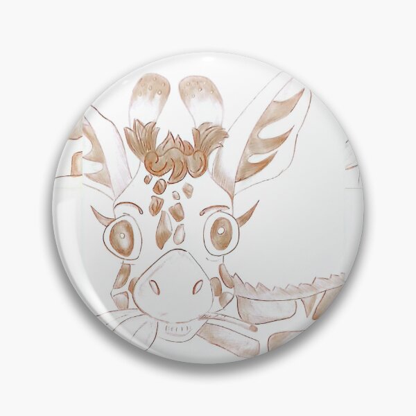 Item preview, Giraffa Buffa – Illustrazione Stilizzata a Matita designed and sold by DisegniPersonalizzati di irka87.