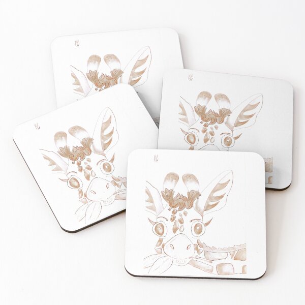 Item preview, Giraffa Buffa – Illustrazione Stilizzata a Matita designed and sold by DisegniPersonalizzati di irka87.