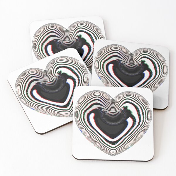 Item preview, Glitchy Holographic Cyber Heart Sticker designed and sold by Bionson Art.