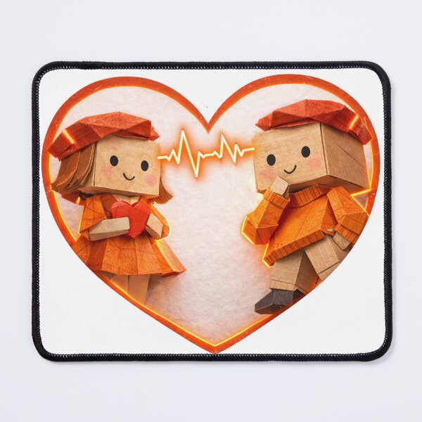 Item preview, Electric of couple love origamis designed and sold by LeA-Art-Lab.