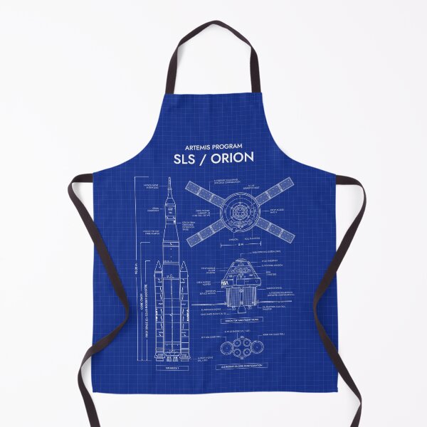 Item preview, Artemis Program. SLS and Orion Spacecraft (Blueprint) designed and sold by BGALAXY.