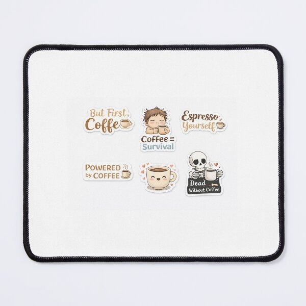 Item preview, Coffee Lover Sticker Pack – Cute & Funny Coffee Quotes ☕ designed and sold by waghrahul9975.