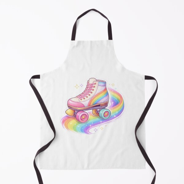 Item preview, Retro Rainbow Roller Skate Kawaii Pastel Aesthetic designed and sold by Dasts Cart.