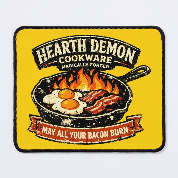 Item preview, Hearth Demon Cookware Bacon Breakfast Logo designed and sold by agearb.