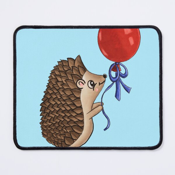 Item preview, So this is Love - cute Hedgehog and Ballon designed and sold by LilSugarMouse.
