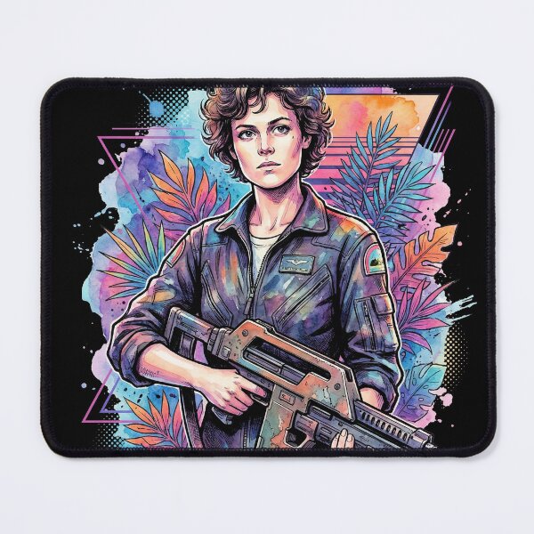 Item preview, Ripley Xenomorph Slayer Sigourney Weaver Alien Franchise Art designed and sold by Senpaiwaves.