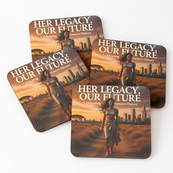 Item preview, Her Legacy, Our Future — Celebrating Women’s History | Golden Fields Editorial Illustration designed and sold by Creative-RE.