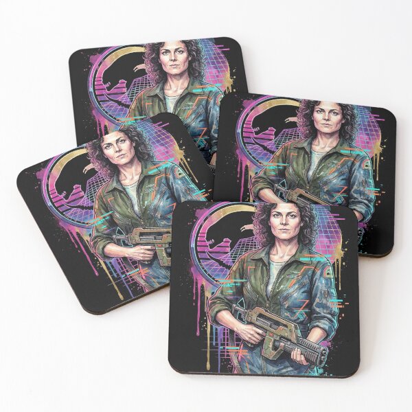 Item preview, Ellen Ripley vs Alien Queen Power Loader Battle Scene Fan Art designed and sold by Senpaiwaves.