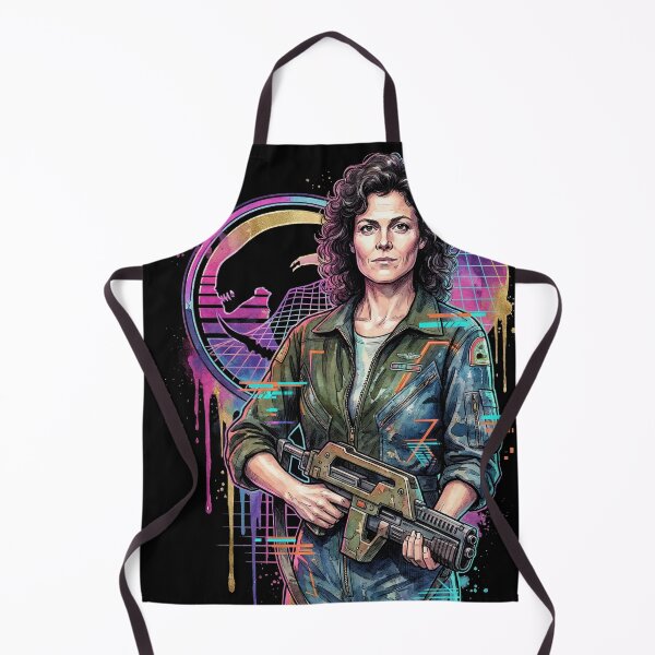 Item preview, Ellen Ripley vs Alien Queen Power Loader Battle Scene Fan Art designed and sold by Senpaiwaves.
