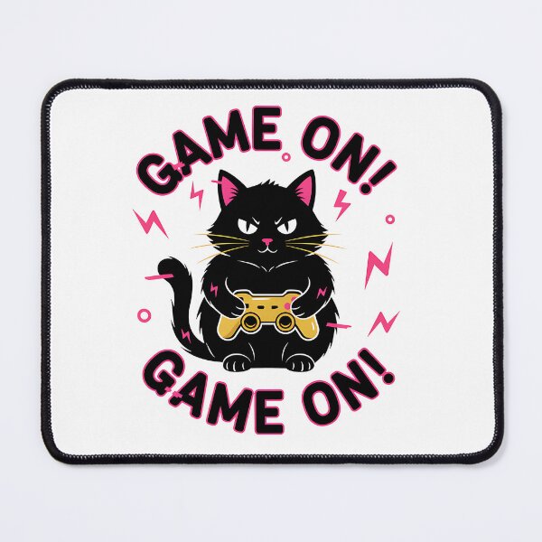 Item preview, Gamer Cat designed and sold by RebelKittyArt.