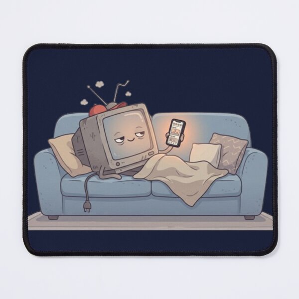 Item preview, Cozy Retro TV – Vintage Tech Lounge Design designed and sold by Dogandesighn.