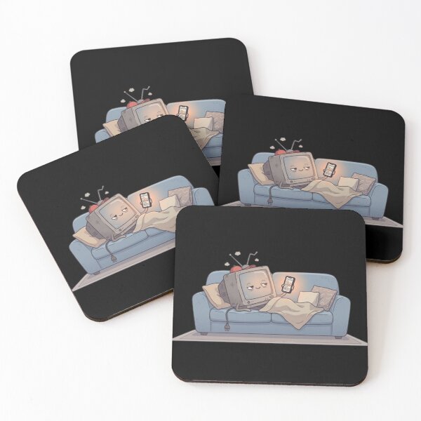 Item preview, Cozy Retro TV – Vintage Tech Lounge Design designed and sold by Dogandesighn.