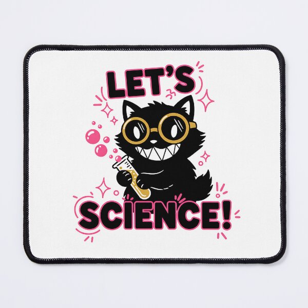 Item preview, Scientist Cat designed and sold by RebelKittyArt.