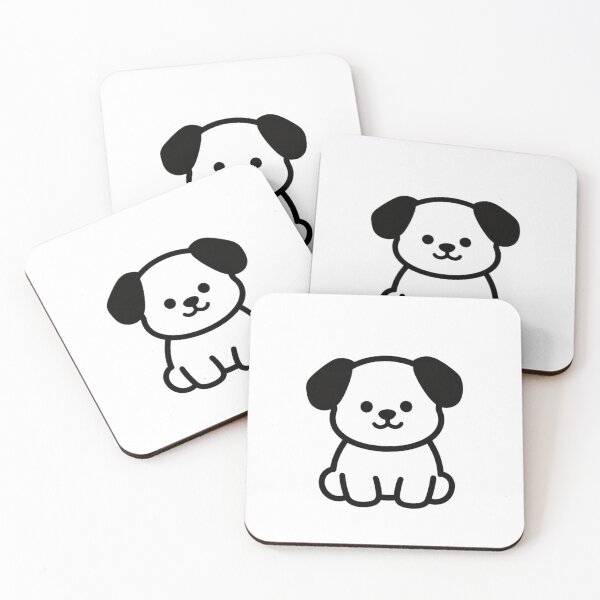 Item preview, black and white dog designed and sold by Shazzi_shop.