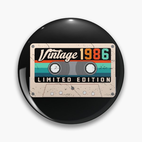 Item preview, Vintage 1986 Classic 40th Birthday 1986 Cassette Tape Retro Gift designed and sold by FernaRoje.