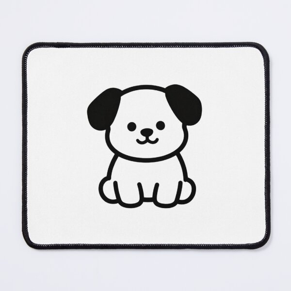 Item preview, black and white dog designed and sold by Shazzi_shop.
