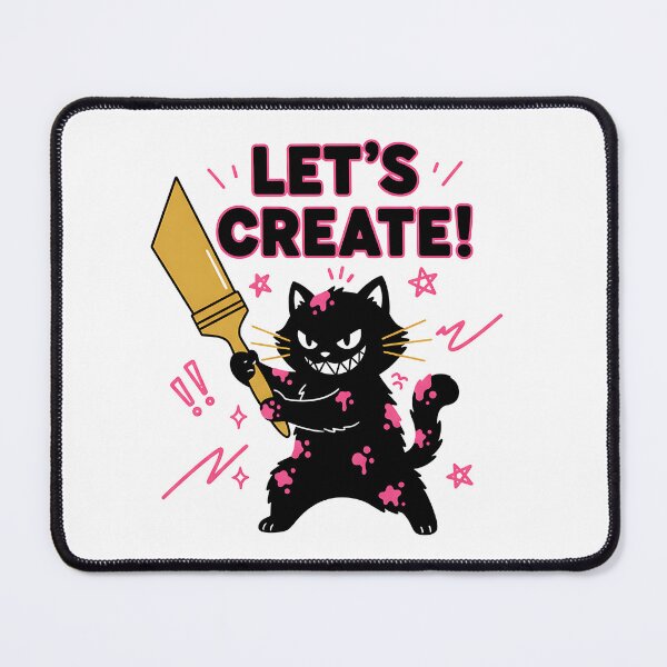 Item preview, Painter Artist Cat designed and sold by RebelKittyArt.