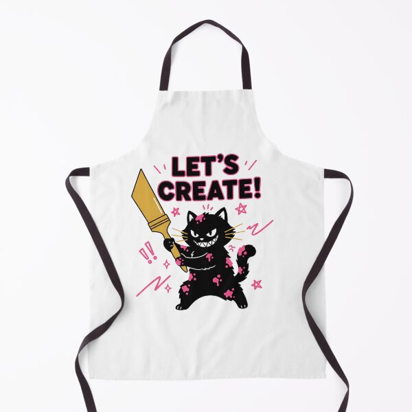 Item preview, Painter Artist Cat designed and sold by RebelKittyArt.