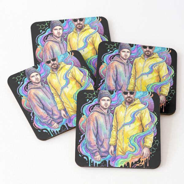 Item preview, Walter White and Jesse Pinkman Breaking Bad Duo Portrait designed and sold by Senpaiwaves.