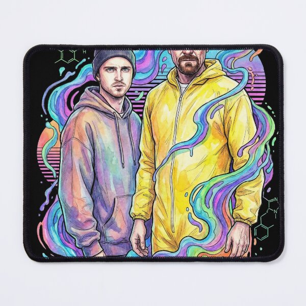 Item preview, Walter White and Jesse Pinkman Breaking Bad Duo Portrait designed and sold by Senpaiwaves.