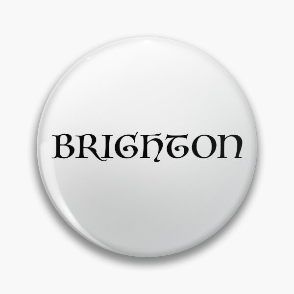 Item preview, Brighton old medieval style text (Black) designed and sold by STUDIO-72.