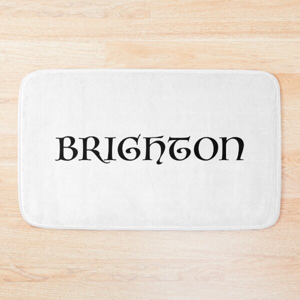 Item preview, Brighton old medieval style text (Black) designed and sold by STUDIO-72.