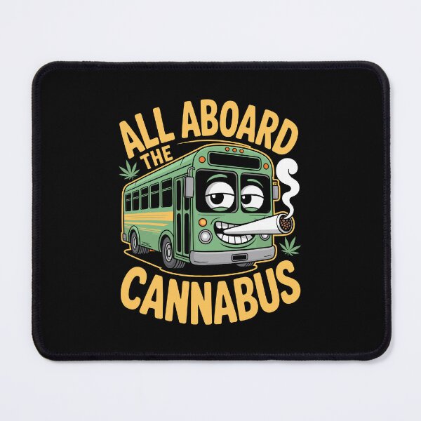 Item preview, Stoner Bus All Aboard The Cannabus Weed Humor 420 Cannabis Bus designed and sold by b3ida-zl.