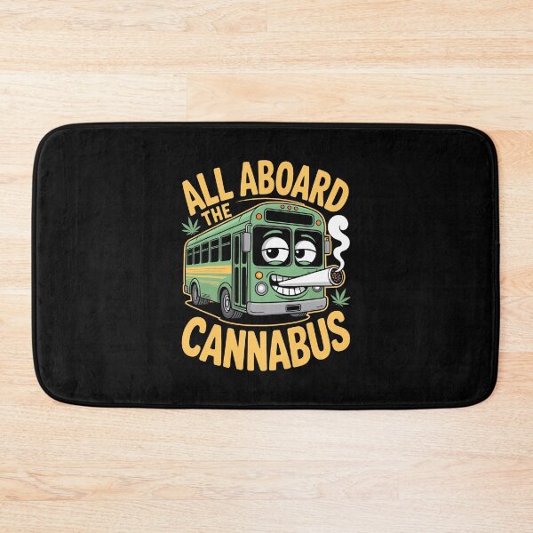 Item preview, Stoner Bus All Aboard The Cannabus Weed Humor 420 Cannabis Bus designed and sold by b3ida-zl.