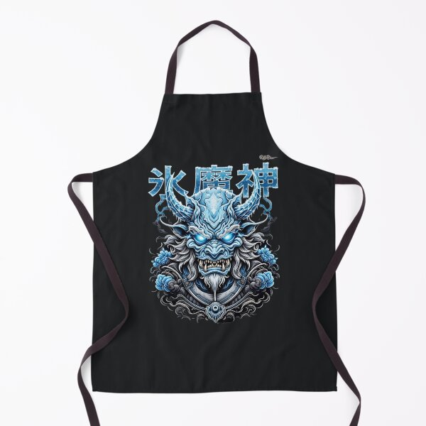 Item preview, Frozen Demon – Icy Japanese Oni Monster Fantasy Warrior designed and sold by Taans-Creation.