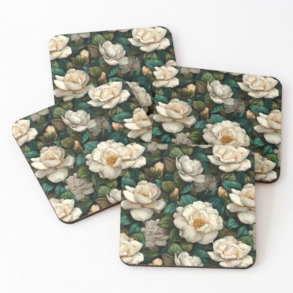 Item preview, Chic Gardenias Print  - Flower Garden Pattern  - Valentine Gifts For women designed and sold by RoyalStarsPatts.