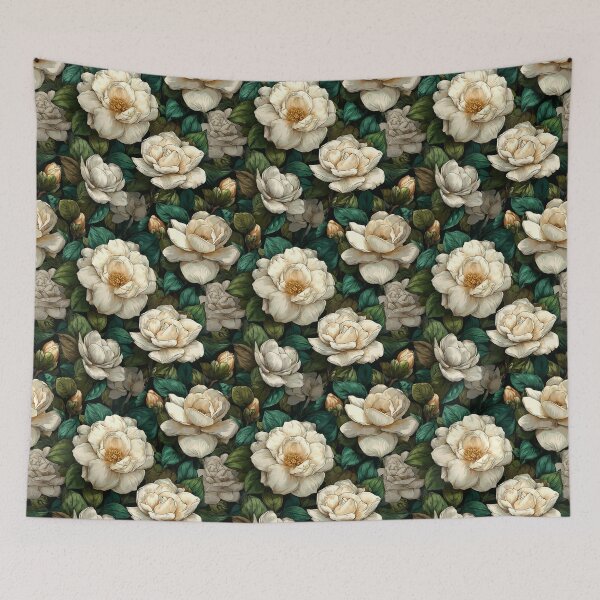 Item preview, Chic Gardenias Print  - Flower Garden Pattern  - Valentine Gifts For women designed and sold by RoyalStarsPatts.