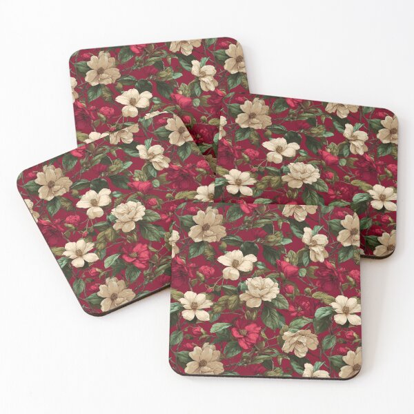 Item preview, Minimalistic Gardenias Floral  - Flower Bouquet Pattern  - Valentine'S Day Gifts designed and sold by RoyalStarsPatts.