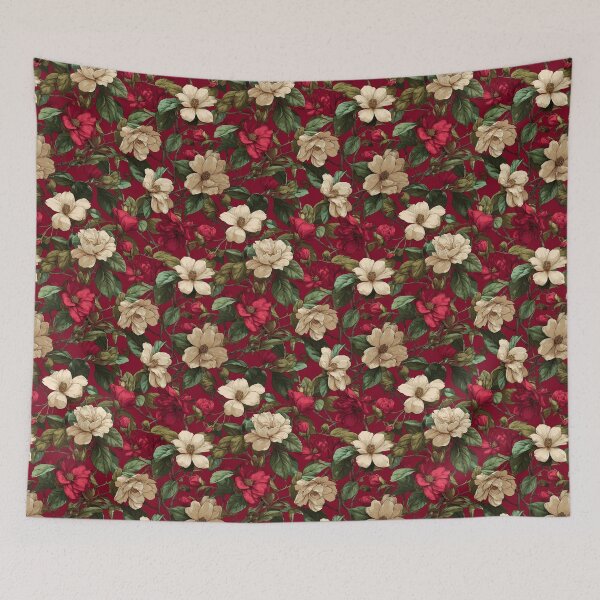 Item preview, Minimalistic Gardenias Floral  - Flower Bouquet Pattern  - Valentine'S Day Gifts designed and sold by RoyalStarsPatts.