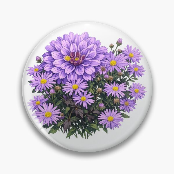 Item preview, Purple Aster Bloom designed and sold by Silver  Stone.